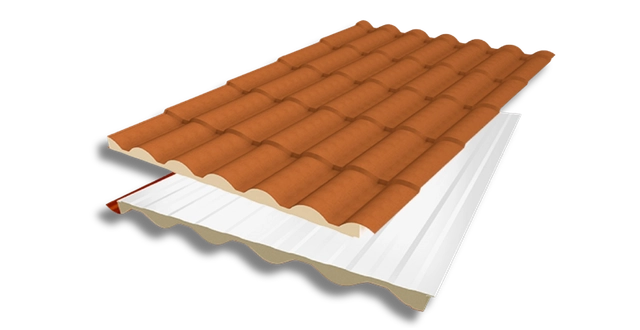 Telha PIR trapezoidal Kingspan
