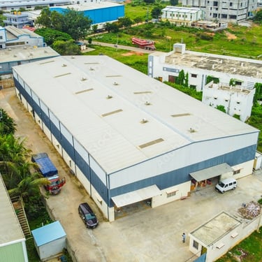 Galpão logístico com cobertura isotérmica